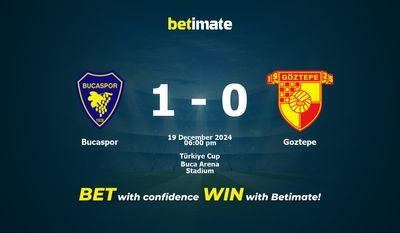 Bucaspor vs Goztepe forudsigelse, odds og væddemål 19/12/2024