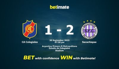 CA Colegiales vs Sacachispas Forudsigelse, odds og væddemål 30/09/2023