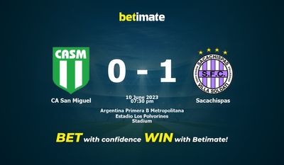 CA San Miguel vs Sacachispas Forudsigelse, odds og væddemål 06/10/2023