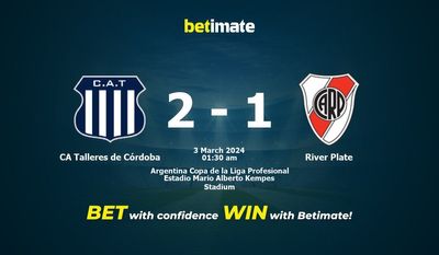CA Talleres de Córdoba vs River Plate forudsigelse, odds og væddemål 03/03/2024