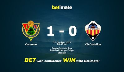 Cacereno vs CD Castellon Forudsigelse, odds og væddemål 31/10/2023