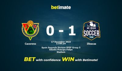 Cacereno vs Illescas Forudsigelse, Odds & Væddemålstips 17/12/2023