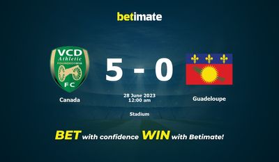 Canada vs Guadeloupe Forudsigelse, odds og væddemål 27/06/2023