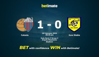 Catania vs Juve Stabia Forudsigelse, odds og væddemål 18/02/2024