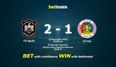 CD Aguila vs CD FAS forudsigelse, odds og væddemål 23/11/2023