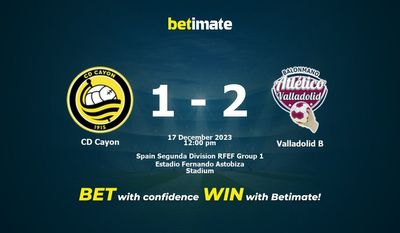 CD Cayon vs Valladolid B Forudsigelse, odds & Væddemålstips 17/12/2023