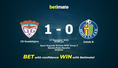 CD Guadalajara vs Getafe B Forudsigelse, odds & Væddemålstips 17/12/2023