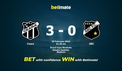 Ceara vs ABC Forudsigelse, Odds & Betting Tips 29/02/2024