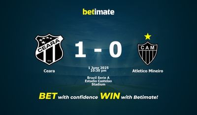 Ceara vs Atletico Mineiro Forudsigelse, odds og væddemål 06/01/2025