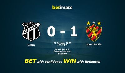 Ceara vs Sport Recife forudsigelse, odds og væddemål 27/10/2023