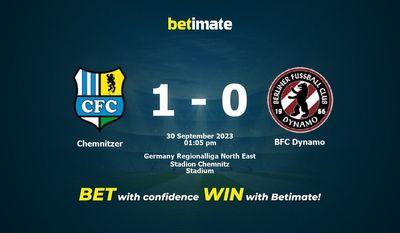 Chemnitzer vs BFC Dynamo forudsigelse, odds og væddemål 30/09/2023