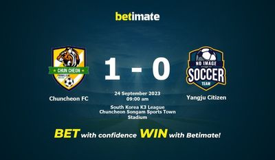 Chuncheon FC vs Yangju Citizen Forudsigelse, odds og væddemålstips 24/09/2023