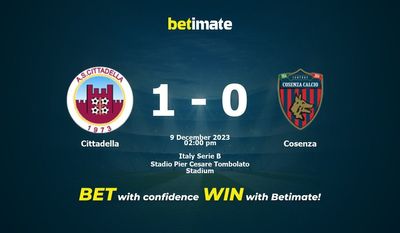 Cittadella vs Cosenza Forudsigelse, odds og væddemål 12/09/2023