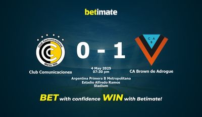 Club Comunicaciones vs CA Brown de Adrogue Forudsigelse, odds og væddemål 05/04/2025
