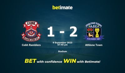 Cobh Ramblers vs Athlone Town Forudsigelse, odds og væddemål 09/09/2023