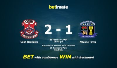 Cobh Ramblers vs Athlone Town forudsigelse, odds og væddemål 23/02/2024