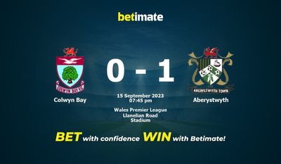 Colwyn Bay vs Aberystwyth Forudsigelse, odds og væddemål 15/09/2023