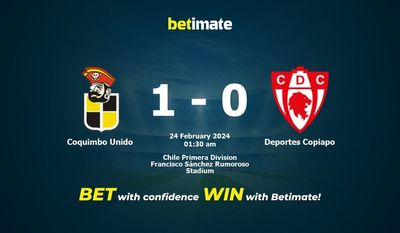 Coquimbo Unido vs Deportes Copiapo Forudsigelse, odds og væddemålstips 24/02/2024