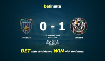 Cosenza vs Venezia Forudsigelse, odds og væddemål 20/01/2024