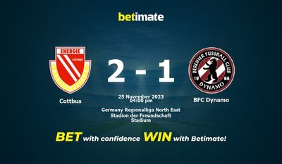 Cottbus vs BFC Dynamo forudsigelse, odds og væddemål 25/11/2023