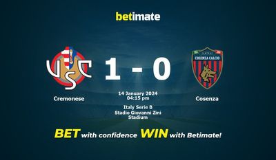 Cremonese vs Cosenza Forudsigelse, odds og væddemålstips 14/01/2024