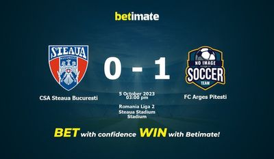CSA Steaua Bucuresti vs FC Arges Pitesti Forudsigelse, odds og væddemål 10/05/2023