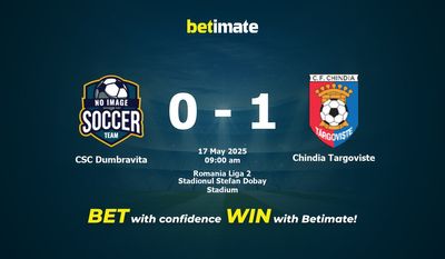 CSC Dumbravita vs Chindia Targoviste Forudsigelse, odds og væddemål 17/05/2025