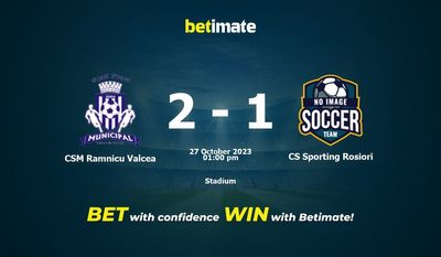 CSM Ramnicu Valcea vs CS Sporting Rosiori Forudsigelse, odds og væddemål 27/10/2023