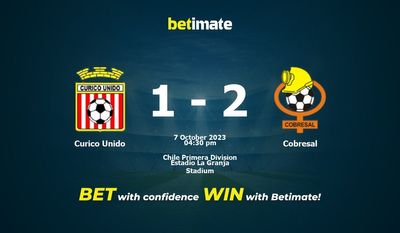 Curico Unido vs Cobresal Forudsigelse, Odds & Betting Tips 10/07/2023