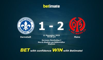 Darmstadt vs Mainz Forudsigelse, odds og væddemål 11/11/2023