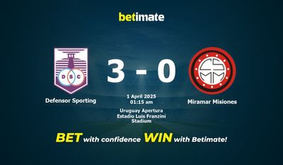 Defensor Sporting vs Miramar Misiones Forudsigelse, odds og væddemål 04/01/2025