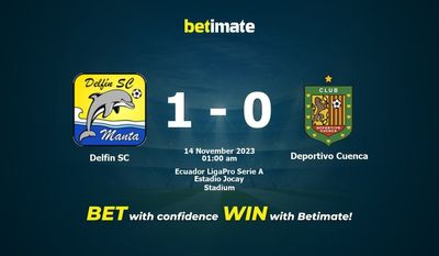 Delfin SC vs Deportivo Cuenca Forudsigelse, odds og væddemål 14/11/2023