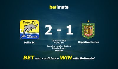 Delfin SC vs Deportivo Cuenca Forudsigelse, odds og væddemål 03/16/2025