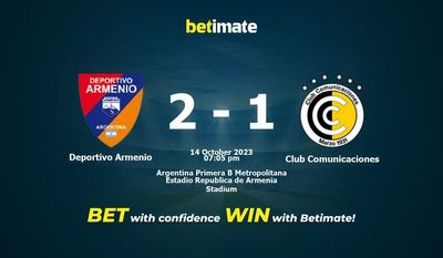 Deportivo Armenio vs Club Comunicaciones Forudsigelse, odds og væddemål 14/10/2023