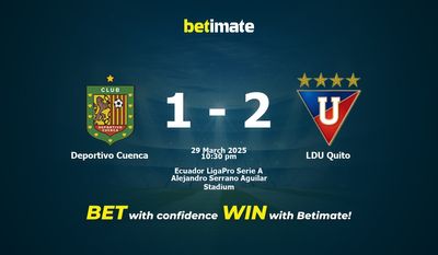 Deportivo Cuenca vs LDU Quito Forudsigelse, odds og væddemål 29/03/2025