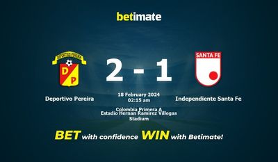 Deportivo Pereira vs Independiente Santa Fe Forudsigelse, odds og væddemål 18/02/2024