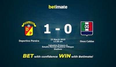 Deportivo Pereira vs Once Caldas Forudsigelse, odds og væddemål 22/03/2025