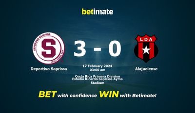 Deportivo Saprissa vs Alajuelense Forudsigelse, odds og væddemålstips 17/02/2024