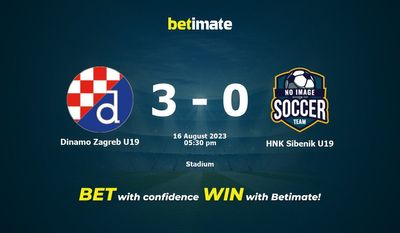 Dinamo Zagreb U19 vs HNK Sibenik U19 Forudsigelse, odds og væddemål 16/08/2023