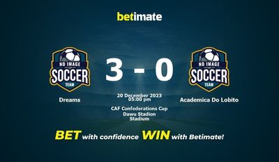 Dreams vs Academica Do Lobito Forudsigelse, odds og væddemål 20/12/2023
