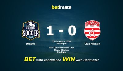 Dreams vs Club Africain Forudsigelse, odds og væddemålstips 25/02/2024