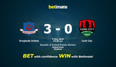 Drogheda United vs Cork City Forudsigelse, odds og spiltips 05/05/2025
