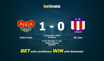 Dukla Praha vs SK Lisen Forudsigelse, odds og væddemål 09/02/2023