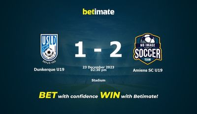 Dunkerque U19 vs Amiens SC U19 Forudsigelse, odds og væddemål 23/12/2023