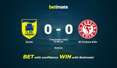 Duren vs SC Fortuna Köln Forudsigelse, odds og væddemål 09/07/2023