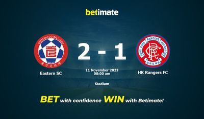 Eastern SC vs HK Rangers FC Forudsigelse, odds og væddemål 11/11/2023