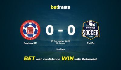 Eastern SC vs Tai Po Forudsigelse, odds og væddemål 25/12/2023