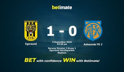 Egersund vs Aalesunds FK 2 Forudsigelse, odds og væddemål 09/04/2023
