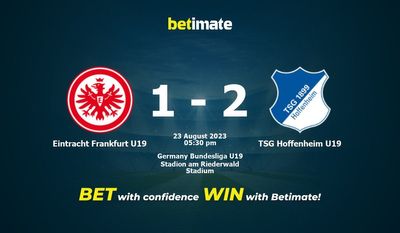 Eintracht Frankfurt U19 vs TSG Hoffenheim U19 Forudsigelse, odds og væddemål 23/08/2023