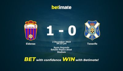 Eldense vs Tenerife Forudsigelse, odds og væddemål 12/02/2023